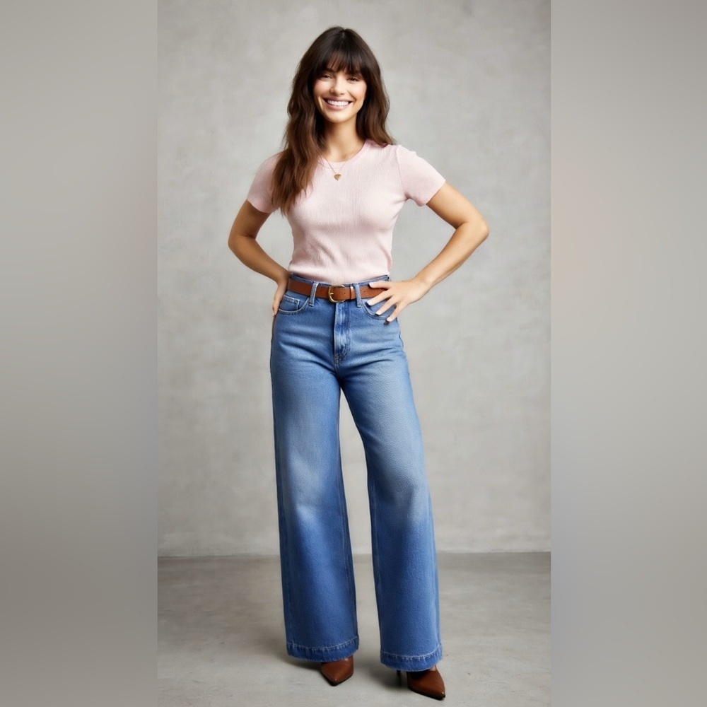 ANTHROPOLOGIE / CLOTH & STONE Ribbed Tee - Picture 5 of 15